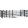 Outdoor Dog Kennel Steel 238.1 ftÂ²