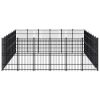 Outdoor Dog Kennel Steel 476.2 ftÂ²