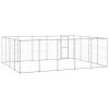 Outdoor Dog Kennel Galvanized Steel 260.5 ftÂ²