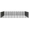 Outdoor Dog Kennel Steel 892.8 ftÂ²