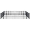 Outdoor Dog Kennel Steel 992 ftÂ²