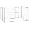 Outdoor Dog Kennel Galvanized Steel 78.1 ftÂ²