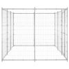 Outdoor Dog Kennel Galvanized Steel 78.1 ftÂ²