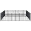 Outdoor Dog Kennel Steel 714.3 ftÂ²