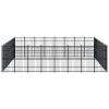 Outdoor Dog Kennel Steel 634.9 ftÂ²