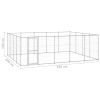 Outdoor Dog Kennel Galvanized Steel 260.5 ftÂ²