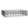 Outdoor Dog Kennel Steel 625 ftÂ²