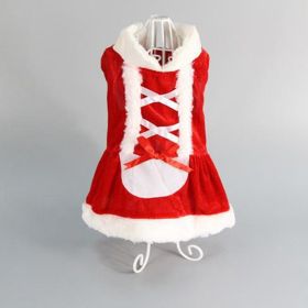 Pet Dog Christmas Clothing (Option: Red Skirt-M)