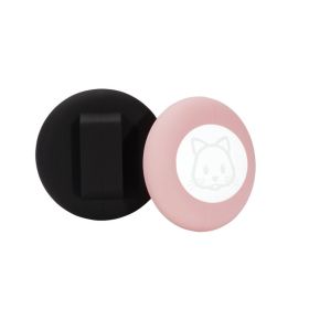 Silicone Tracker Pet Collar Anti-lost Locator Protective Shell (Option: Black Pink-L)