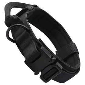 Fashion Personalized Tactical Dog Collar (Option: Black-M)