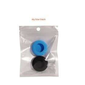 Silicone Tracker Pet Collar Anti-lost Locator Protective Shell (Option: Sky Blue Black-M)