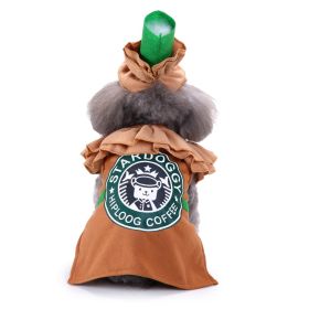 Pet Clothes Creative Halloween Christmas Dog Clothes (Option: SDZ63 Coffee Dog-M)