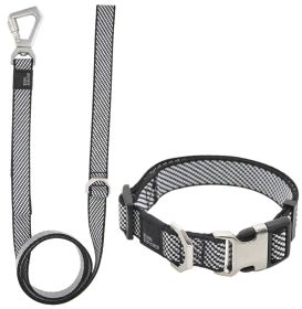 Pet Life 'Escapade' Outdoor Series 2-in-1 Convertible Dog Leash and Collar (Color: grey)