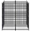 Outdoor Dog Kennel Steel 39.7 ftÂ²